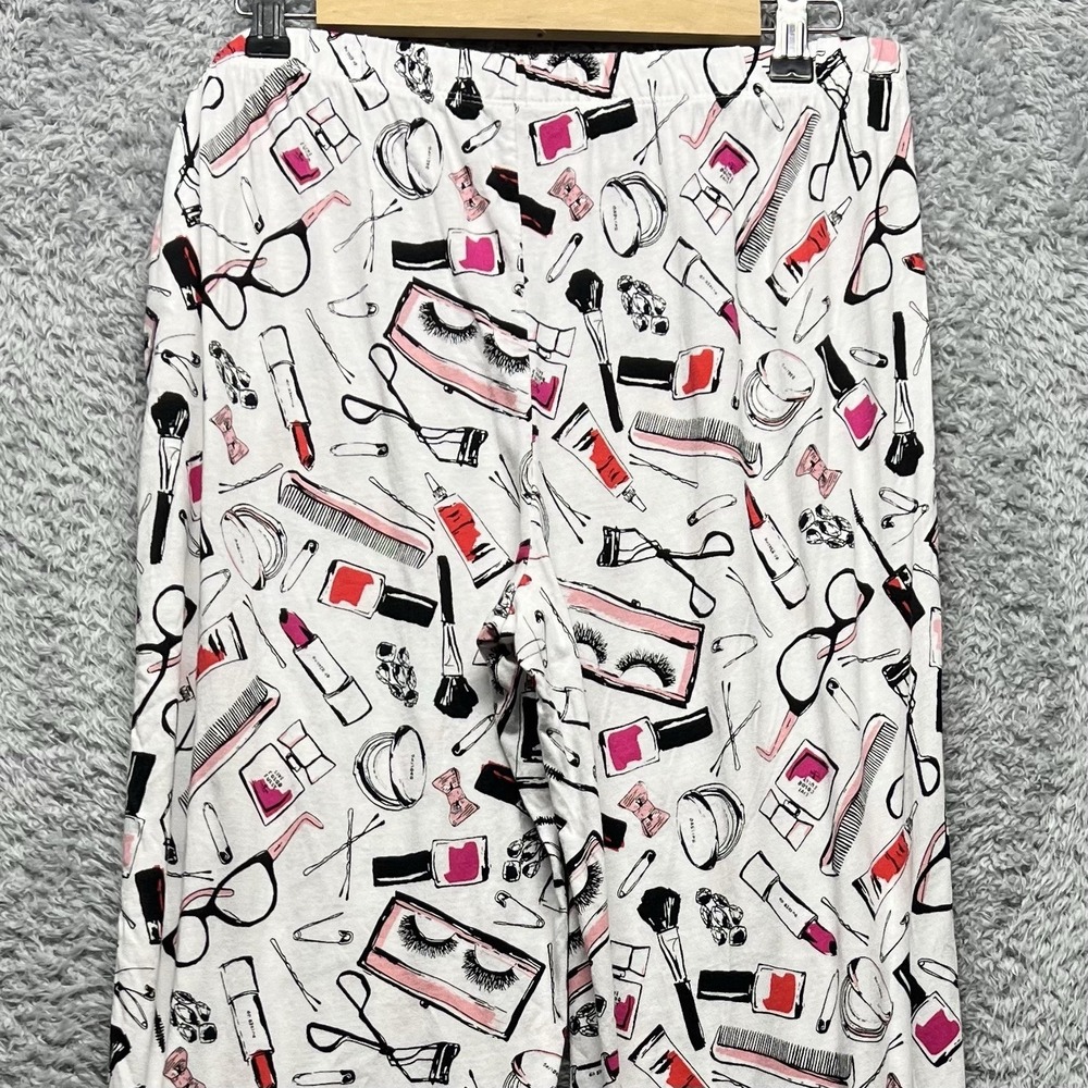 Kate Spade Pajama Set Womens Large Dream A LIttle Dream Makeup Beauty Lipstick - Picture 8 of 16